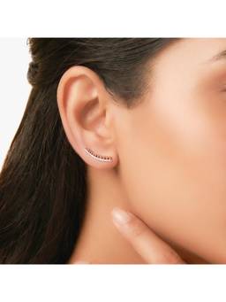 IRASVA - Women White Stones No Plating Pair Of Earrings