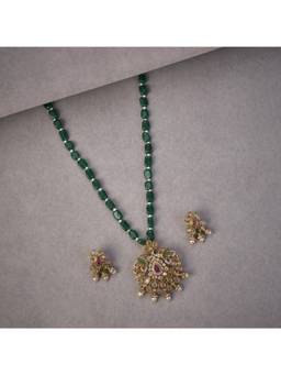 Opal Touch - Women Multi-Color Fusion Gold Plated Jewellery Set