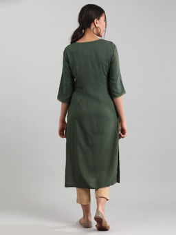 Aurelia - Green Printed Kurta