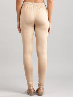 Aurelia - Beige Solid Churidar