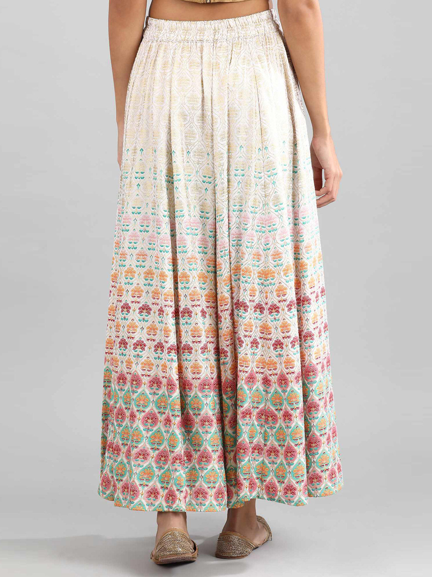 aurelia Multi-Color Geometric Printed Skirt-picture-16