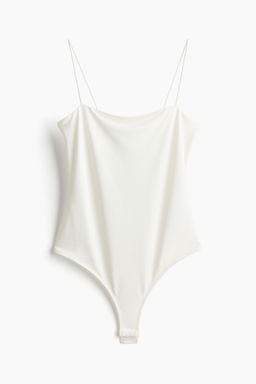 H&M - Women White Spaghetti-Strap Body
