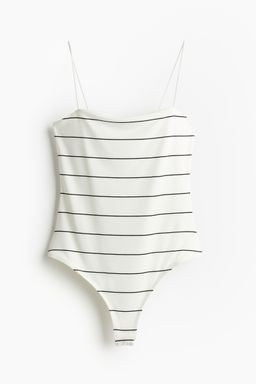 H&M - Women White Spaghetti-Strap Body