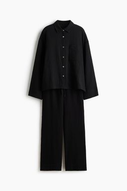 H&M - Women Cotton Muslin Pyjamas