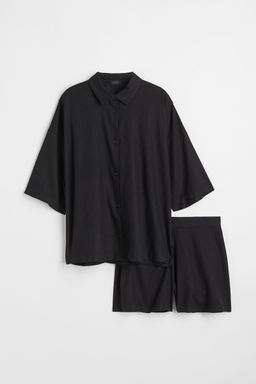 H&M - Women Linen-Blend Pyjamas