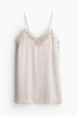 H&M - Women Beige Satin Night Slip