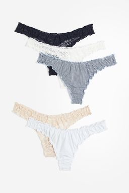 H&M - Women 5-Pack Thong Briefs