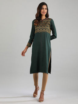 Aurelia - Green Printed Kurta