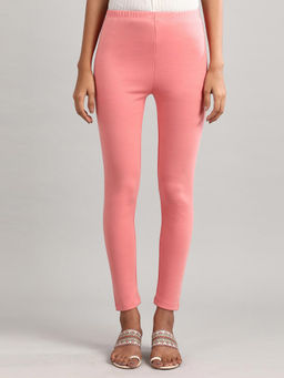 Aurelia - Pink Solid Winter Tights