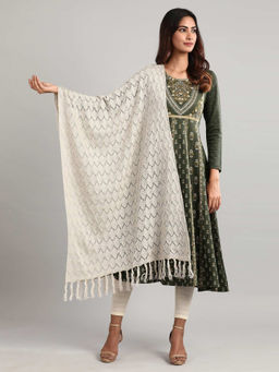 Aurelia - Beige Knitted Shawl