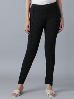 W - Grey Solid Legging