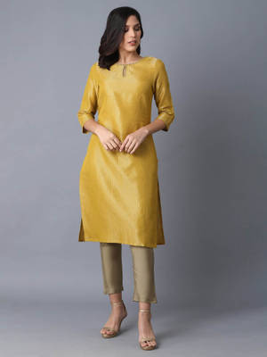 w kurti yellow