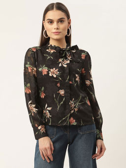 ELLE - Black Womens Top