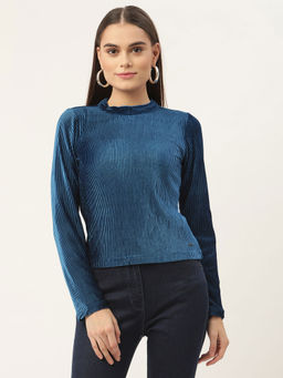 ELLE - Blue Womens Top
