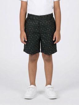 KiddoPanti - Boys Cotton Above Knee Length AOP Printed Shorts