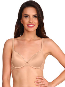 Jockey - 2102 Padded Microfiber Elastane Medium Coverage T-Shirt Bra - Skin