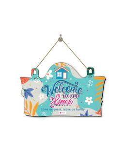 Indigifts - Vintage Wood Wall Hanging Multicolor Printed Standard,Home Décor