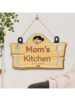 Indigifts - Mummy Da Dhaba Kitchen Door Sign-Mother's Day Gift-Mom, Gift For Mom