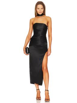 Nicholas - Blane Reverse Halter Midi Dress