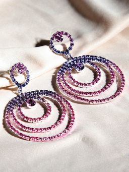 Kazo - Purple Ombre Danglers