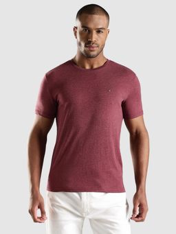Tommy Hilfiger - Printed Slim Fit Cotton T-Shirt - Pink