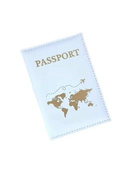 House of Quirk - Leather Travel Passport Cover - Blue