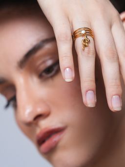 CAO JEWELLERY - Snake Charm Ring