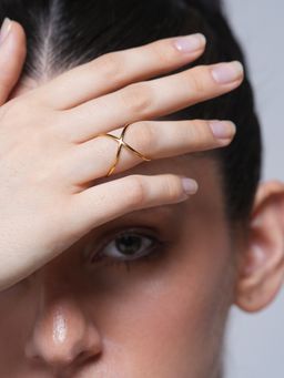CAO JEWELLERY - Geometric Irregular Gold Ring