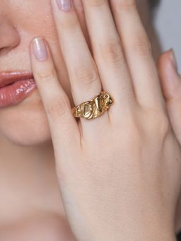 CAO JEWELLERY - Creative Metal Wide Ring