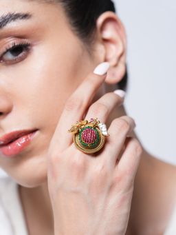 CAO JEWELLERY - Antique Peacock Design Ring