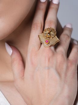 CAO JEWELLERY - Gold Polished Antique Ring
