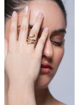 CAO JEWELLERY - Golden Snake Ring