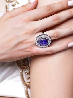 CAO JEWELLERY - Purple Single Stone Ring