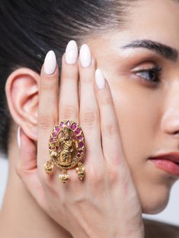 CAO JEWELLERY - Heavy Antique Krishna Ring