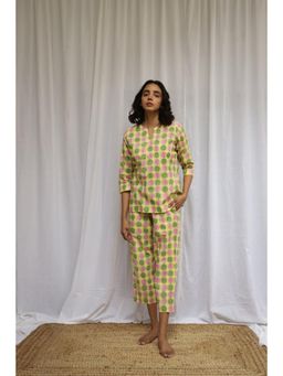 Fancy Pastels - Yellow Aura Day with Top and Pyjama