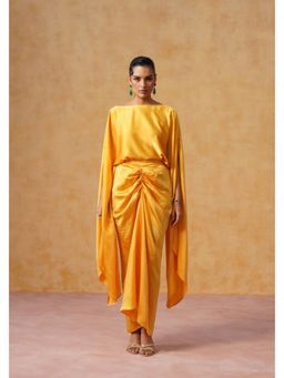 AMOSHI - Dira Skirt Co-Ord Set (Amber)