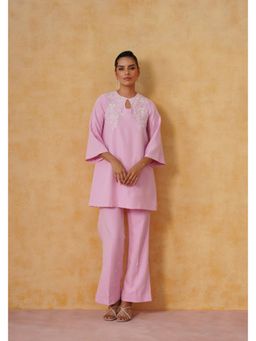 AMOSHI - Ziya Co-Ord Set (Baby Pink)