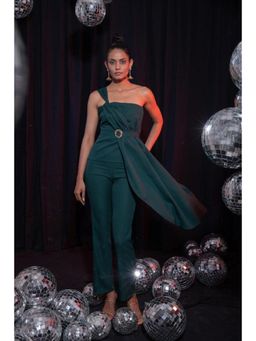 Label Iris - Emerald Draped Top with Pant