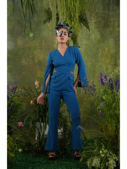 Label Iris - Cobalt Blue Chain Top with Pant