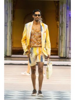 MANDIRA WIRK - Mesh Vest Jacket With Shorts