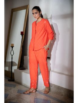 Naav - Noor Floral Co-Ord In Orange