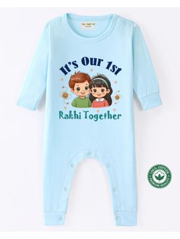 BLUSHES - Blue Raksha Bandhan Theme Full Sleeve Bodysuit