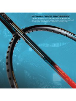 Li-Ning - Super Series SS100 Carbon Graphite Badminton Strung with Cover -Black