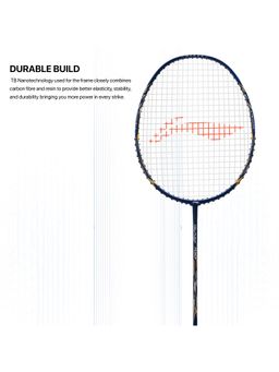 Li-Ning - Blaze 100 Carbon Fibre Strung Badminton with Cover -Navy Blue