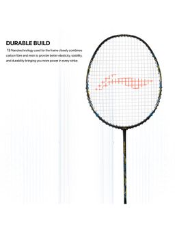 Li-Ning - Blaze 100 Carbon Fibre Strung Badminton with Cover -Charcoal