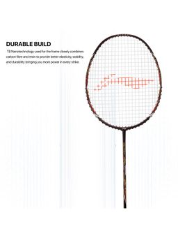 Li-Ning - Blaze 100 Carbon Fibre Strung Badminton with Cover -Brown
