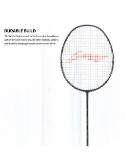 Li-Ning - Blaze 100 Carbon Fibre Strung Badminton with Cover -Grey
