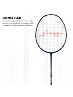 Li-Ning - Blaze 100 Carbon Fibre Strung Badminton with Cover -Navy Blue