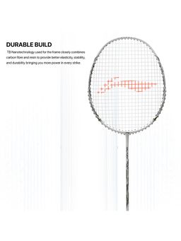 Li-Ning - Blaze 100 Carbon Fibre Strung Badminton with Cover -Off White