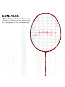 Li-Ning - Blaze 100 Carbon Fibre Strung Badminton with Cover -Red